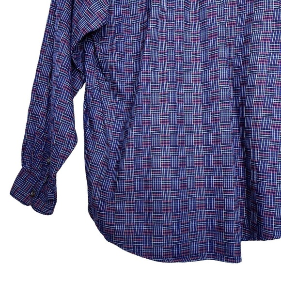 Patagonia Organic Cotton Button Up Pocket Shirt Size Medium in Multi Print - Picture 9 of 11